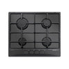 Piano cottura gas Glem Gas GT64NC Matt black