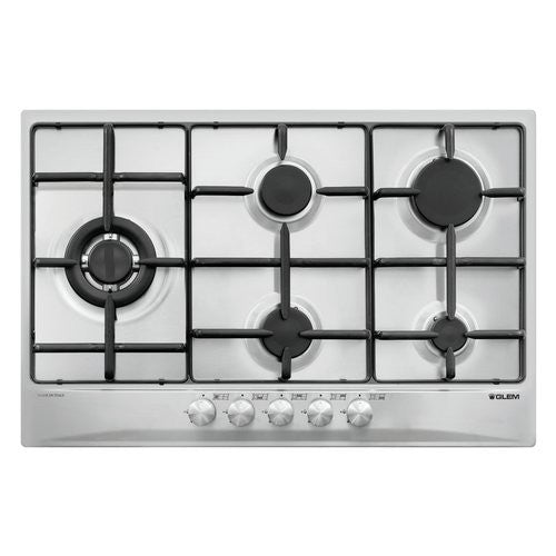 Piano cottura gas Glem Gas GT85TIX Inox