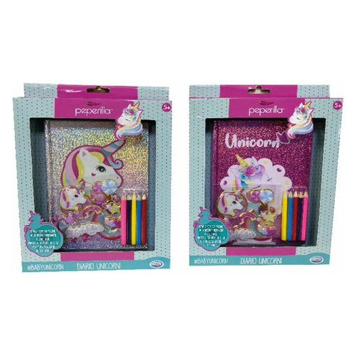 Diario segreti Ods 43961 PEPERILLA Unicorn Assortito