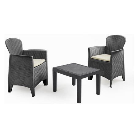 Set da esterno Ipae Progarden AKITA Antracite