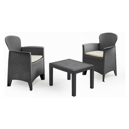 Set da esterno Ipae Progarden AKITA Antracite