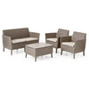 Set da esterno Allibert K253221K587KK SALEMO Lounge Cappuccino