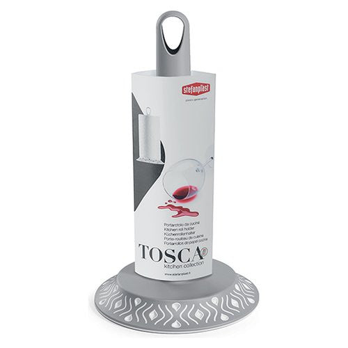 Porta rotolo Stefanplast 55302 TWIST Grigio