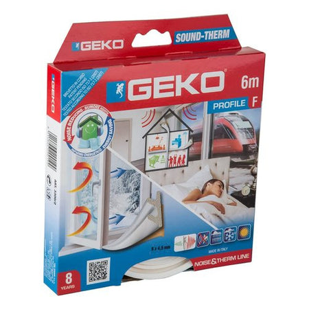 Paraspifferi Geko 3300 2 SOUND THERM guarnizione profilo ad F Bianco