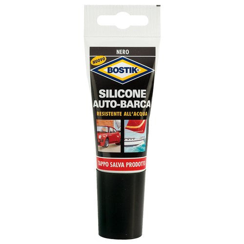 Silicone acetico Uhu Bostik D0395 Auto e Barca Nero