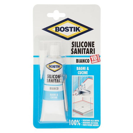 Silicone acetico Uhu Bostik D2477 Sanitari Bianco