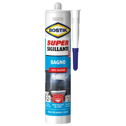 Silicone acetico Uhu Bostik D2437 Sanitari Super Bianco