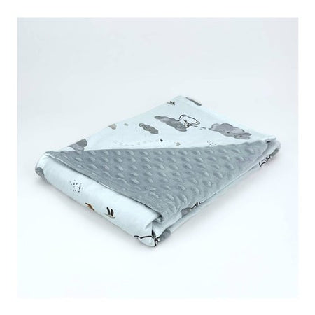 Coperta carrozzina Baby Idea PCKG Koala grigio