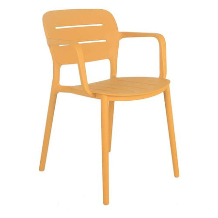 Sedia con braccioli Amicasa PP 831 CRETA Senape