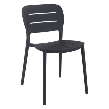 Sedia da esterno Amicasa PP 832 CRETA Antracite