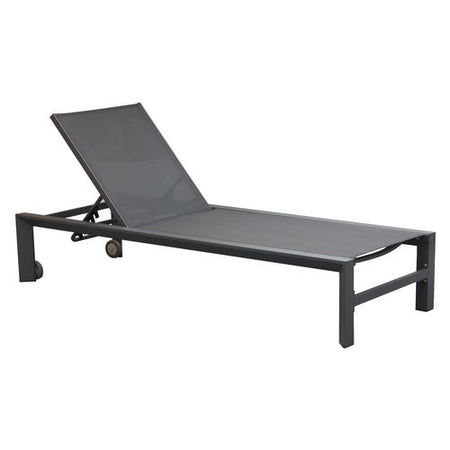 Lettino prendisole Amicasa BHR 1073KD TROPEA Bianco e Antracite