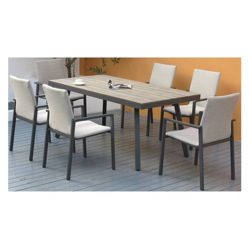 Set tavolo e sedie Amicasa ALEX Antracite