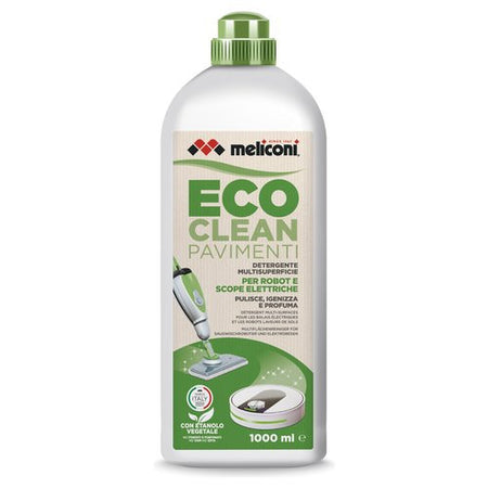 Detergente pavimenti Meliconi 621029 GREEN Eco Clean per Robot e Scope