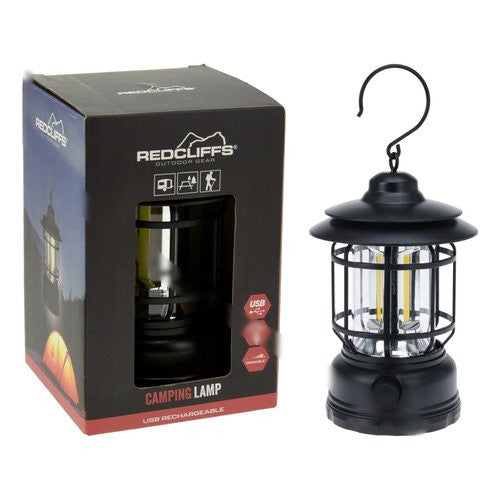 Lampada portatile Redcliffs C22005010 Led ricaricabile USB Nero