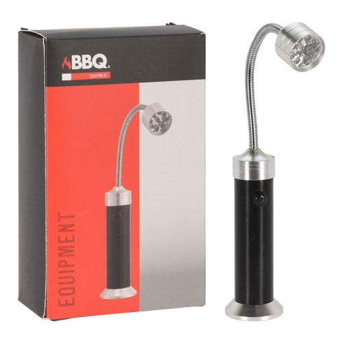 Lampada 9 led batteria Bbq C83500900 Inox e Nero