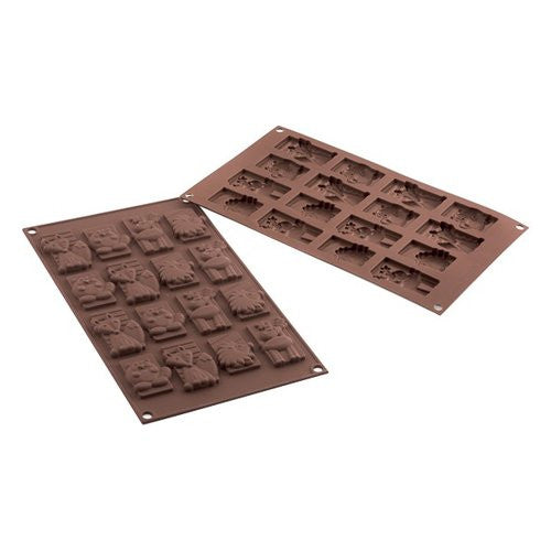 Stampo Silikomart 26 198 77 0065 16P Winter Choco