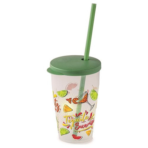 Bicchiere con cannuccia Snips 010084 Cocktail Verde