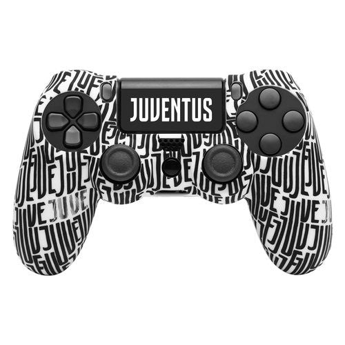 Cover gamepad Qubick COP40003 PLAYSTATION 4 Juventus Repeat White e Bl