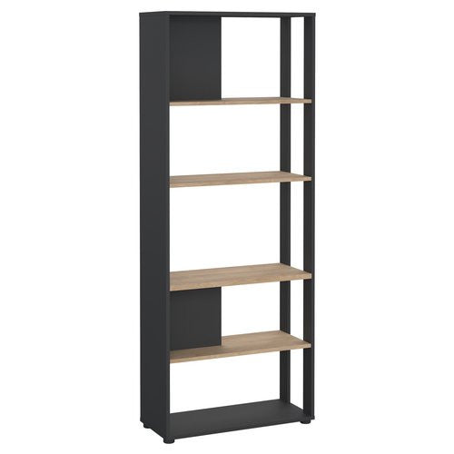 Libreria Tvilum 65592IGHL SIGN Matt grey e Jackson hickory