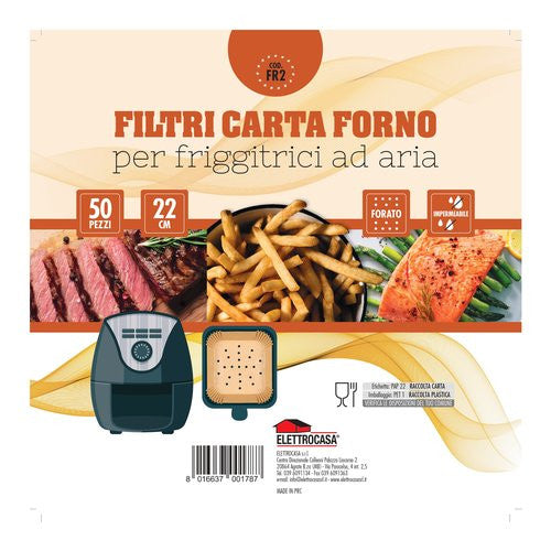 Filtro friggitrice Elettrocasa FR2 Carta Forno