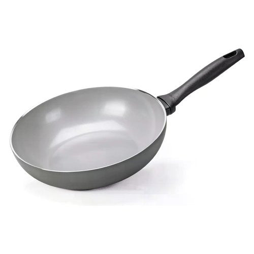Wok Alluflon Moneta 0000994328 MELODIA FINEGRES 1 manico Grigio