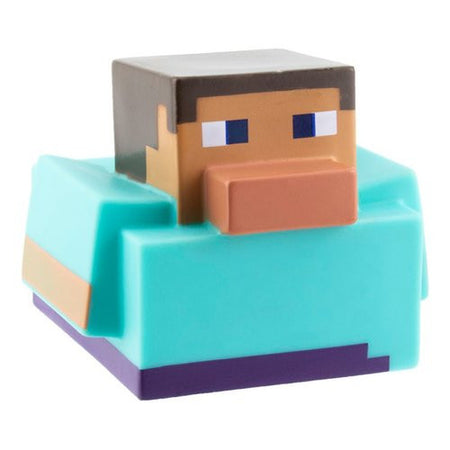 Gadget Paladone PP10509MCFV2 MINECRAFT Anatra da bagno Steve