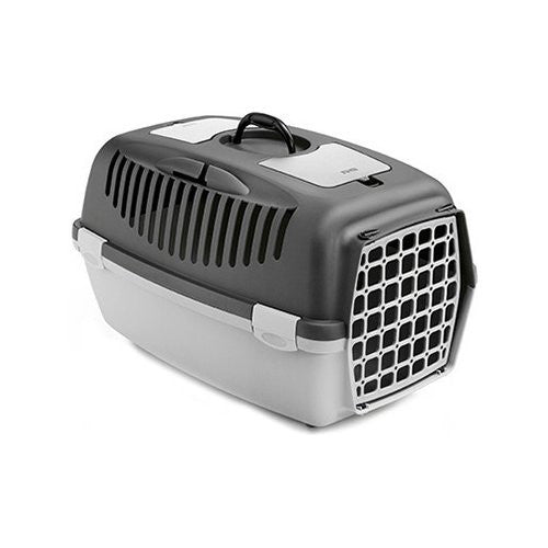 Trasportino animali Stefanplast 97366 GULLIVER 3 Grigio chiaro e Scuro