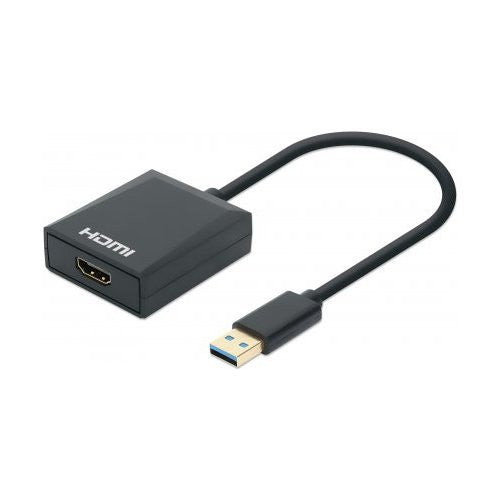 Adattatore video Manhattan 153690 IADAP USB3 HDMIM Black