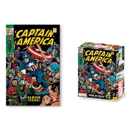 Puzzle Grandi Giochi PUA18000 PRIME 3D Marvel Capitan America