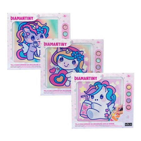 Creativo Kawaii Unicor quadretto mosaico Nice 90035 DIAMANTINY Assorti