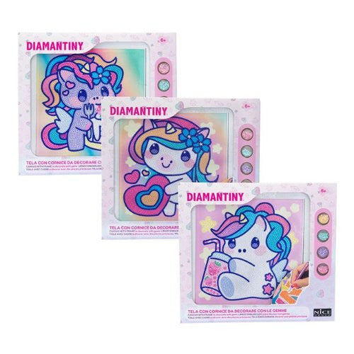 Creativo Kawaii Unicor quadretto mosaico Nice 90035 DIAMANTINY Assorti