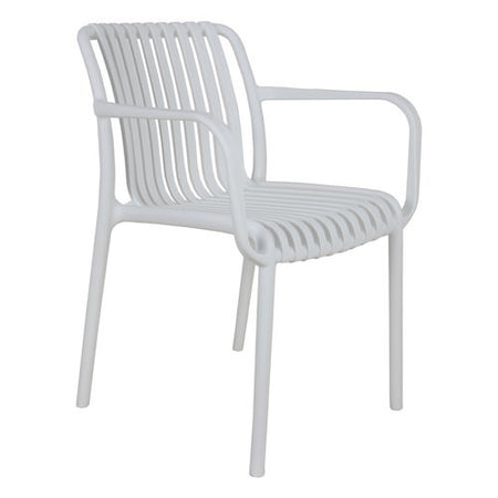 Sedia con braccioli Amicasa PP 776A CORBARA Bianco