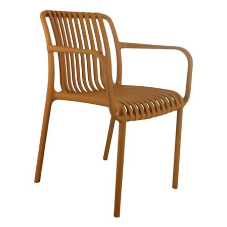 Sedia con braccioli Amicasa PP 776A CORBARA Senape