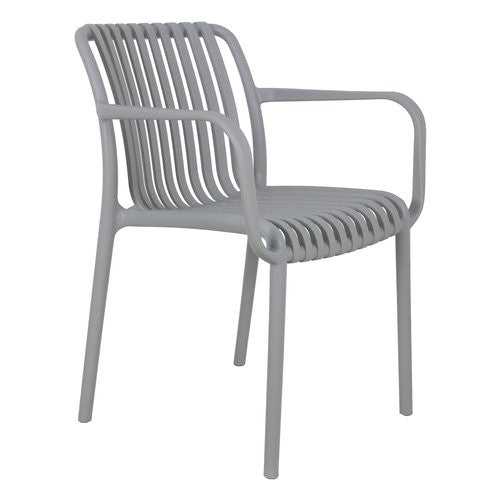 Sedia con braccioli Amicasa PP 776A CORBARA Grigio