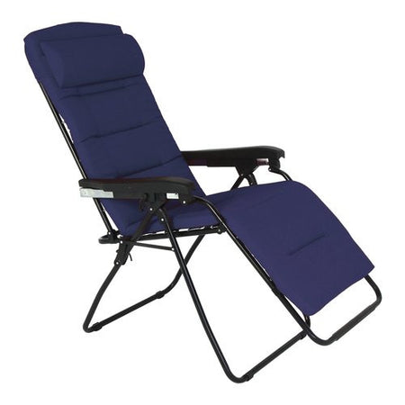 Sedia sdraio con poggiapiedi Metal F.A.R. YOUNG YOUNG Blu