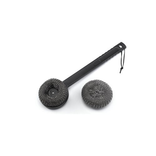 Spazzola barbecue Ompagrill SP950 Spugna con ricambio Nero