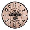Orologio da parete Lowell 21568 JUSTAMINUTE The Cofee Shop Multicolor