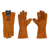 Guanto barbecue Vaggan R13000040 2 pz in pelle Arancio