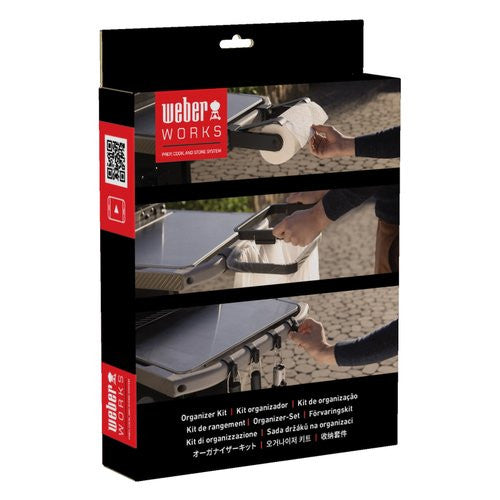 Kit Organize appendibile per piastre Premium Slate da 76 cm Weber 3400