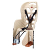 Seggiolino bici HTP Design FRAACH T Posteriore a telaio Beige e Marron
