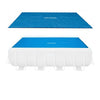 Copripiscina Intex 28016 ULTRA FRAME Rettangolare termico Blu