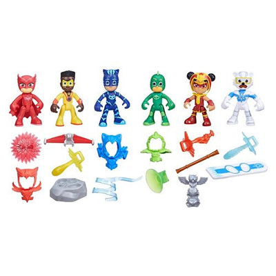 Set 6 pz Incontra gli Eroi del potere PJ MASK Hasbro F7593