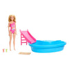 Set bambola Mattel HRJ74 BARBIE con piscina