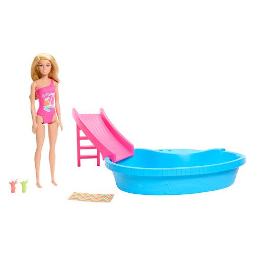 Set bambola Mattel HRJ74 BARBIE con piscina