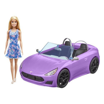 Set bambola Mattel HBY29 BARBIE con auto cabrio