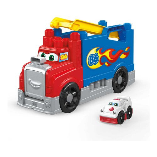 Prime attività Mega Bloks FVJ01 Mega Blocks Autotreno monta e sfreccia