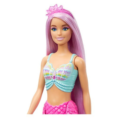 Bambola Mattel HRR00 BARBIE Sirena Capelli Fantasia