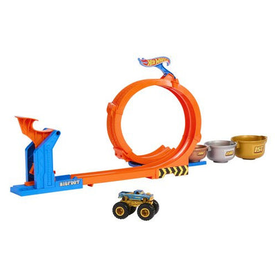 Playset pista Moster Trucks Trophy Challenge Loop & Flip Mattel JBX64
