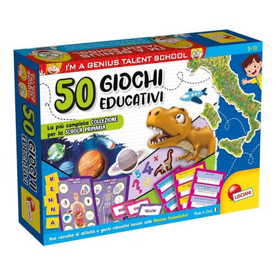 Gioco educativo Lisciani 107421 I'M A GENIUS Raccolta 50 giochi