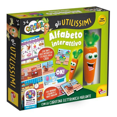 Gioco educativo Lisciani 107841 CAROTINA UTILISSIMI Alfabeto interatti